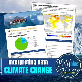 Preview of Interpreting Climate Change Data and the Effects - Digital / Webquest / Google