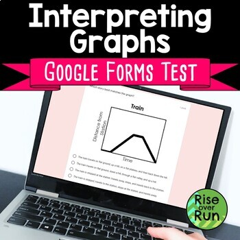 Preview of Interpreting Graphs Test for Google Forms Distance Learning