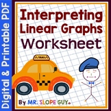 Interpreting Linear Graphs Worksheet
