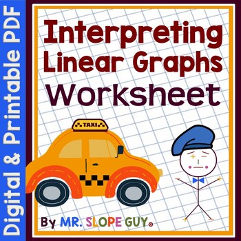 Preview of Interpreting Linear Graphs Worksheet