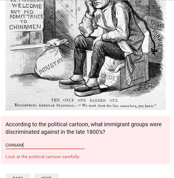 Interpreting Political Cartoons (1865-1900) Break In Activity | TPT