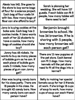 Interpreting Remainders Sort by The Teacher's Pet | TPT