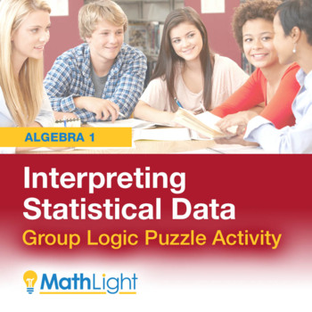 Preview of Interpreting Statistical Data Group Logic Puzzle Activity