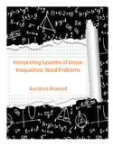 Interpreting Systems of Linear Inequalities: Word Problems