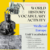 Interpreting Vocabulary Activity for The Medieval Europe Unit