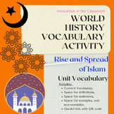 Interpreting Vocabulary for the Rise and Spread of Islam Unit