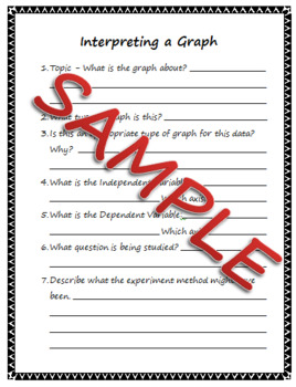 Preview of Interpreting a Graph Worksheet