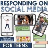 Interpreting and responding on social media TEENS social s