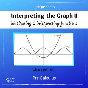 Preview of Interpreting the Graph Activity for Pre-Calculus Functions Unit