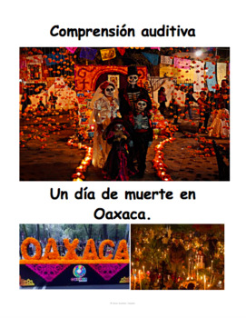 Preview of Interpretive Listening Activity on Día de los Muertos en Oaxaca in SPANISH