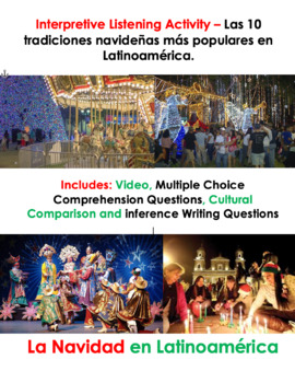 Preview of Interpretive Listening: Las 10 tradiciones navideñas más populares Latinoamérica