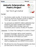 Interpretive Poetry Project with Animoto