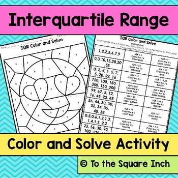 Preview of Interquartile Range Color and Solve