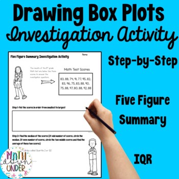Preview of Drawing Box and Whisker Plots Investigation + Practice