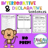 Interrogative and Declarative Sentences | Worksheets