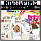 Interrupting and Blurting with Problem Solving Activities
