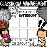 Interrupting Activity: Class Management at Small Group Kin