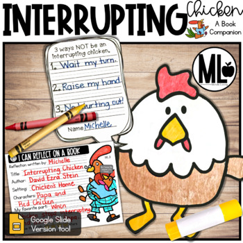 Preview of Interrupting Chicken: A Book Companion-Distance Learning