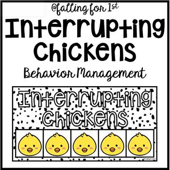 Preview of Interrupting Chicken Blurt Chart
