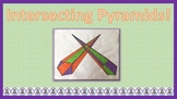 Intersecting Pyramids Math + Art Project