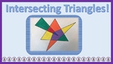 Intersecting Triangles Math + Art Project