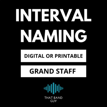 Preview of Interval Naming, Grand Staff - Music Theory