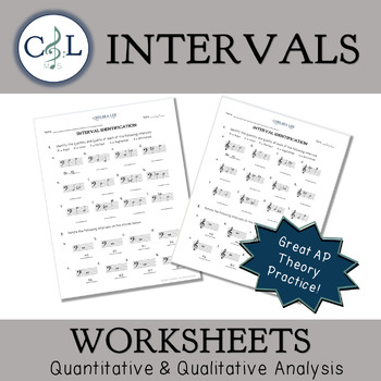 Preview of Interval Practice Worksheet/Assessment