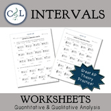 Interval Practice Worksheet/Assessment
