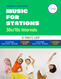 Physical Education Music for Stations | 30s/10s Intervals | MP3 |