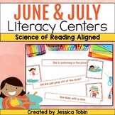 Summer Activities - Literacy and Phonics Centers and Games