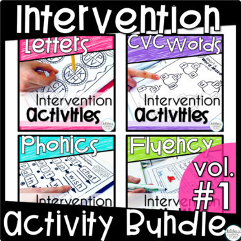 Preview of Science of Reading Intervention Binder and Activities for Reading Practice