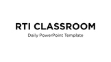 Intervention Classroom PowerPoint Template - Editable