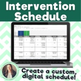 Intervention Schedule