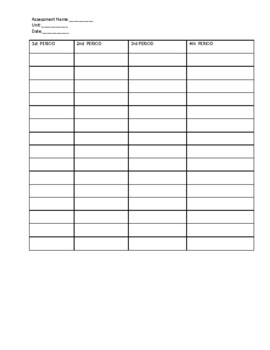 Preview of Intervention Sign In Sheet