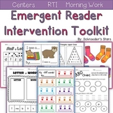 Intervention ToolKit: Early Literacy Concepts (RTI, Centers)