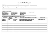 Intervention Tracking Form