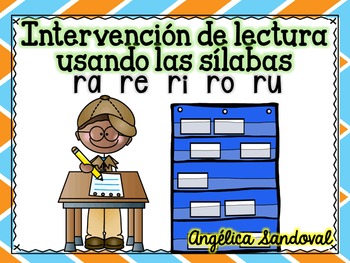 Intervention Word Work With Syllables Ra Re Ri Ro Ru Intervencion