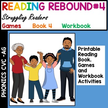 Preview of Intervention for Struggling Readers and Dyslexia - Book Games and Workbook #4