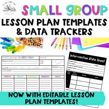 Preview of Intervention or Small Group Lesson Plans & Data Tracking Tools: I Can Statements