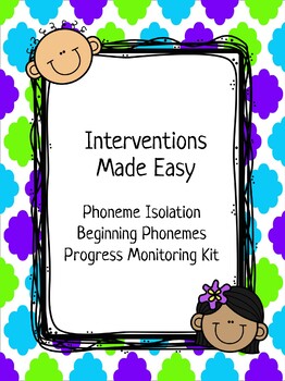 Preview of Interventions Made Easy: Initial Sound Progress Monitoring Kit