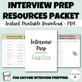 Job Interview Prep Resources Packet