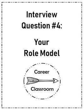 Interview Question 4 Your Role Model By Career Classroom Tpt