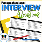 Interview Questions for a Paraprofessional