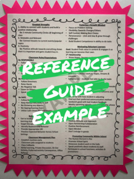 Preview of Interview Quick Reference Templates & {BONUS} Sample Interview Questions