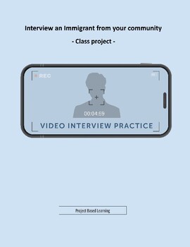 Preview of Interview an immigrant (Project Based Learning)