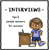 Interviews: Tips and Questions for Students