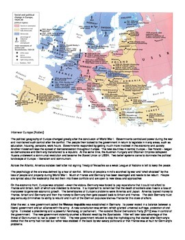 Preview of Interwar Europe (Handout)