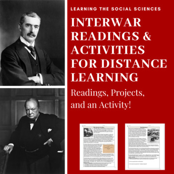 Preview of Interwar Readings, Activities, and Projects Distance Learning Bundle