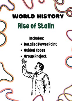 Preview of Interwar Years- Rise of Stalin (PowerPoint, Notes, Project)