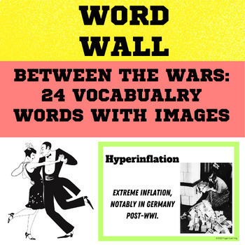 Preview of Interwar-Years Weimar-Nazi Germany, Vocabulary Word Wall + Digital Frayer Model